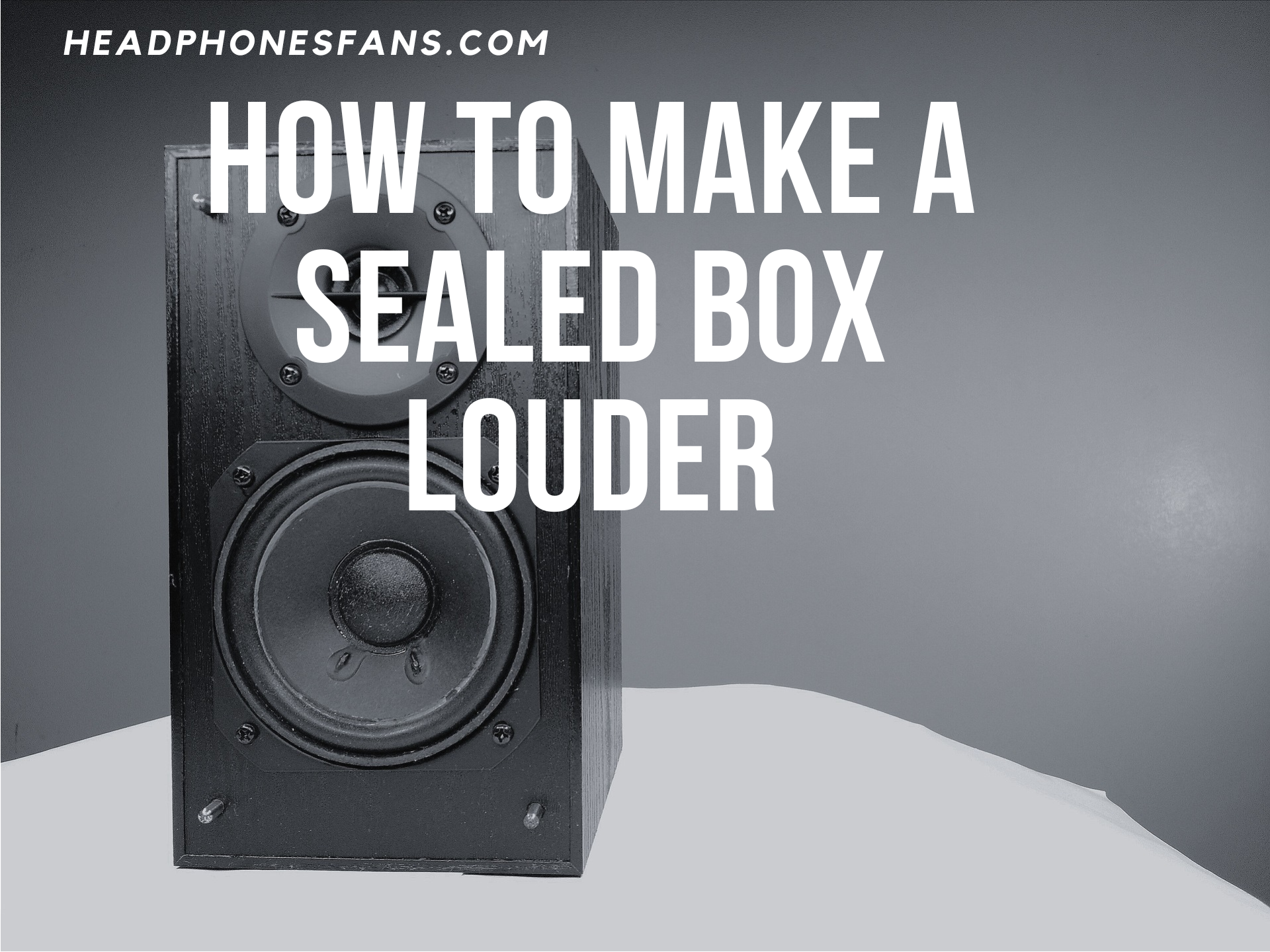 how to make a sealed box louder