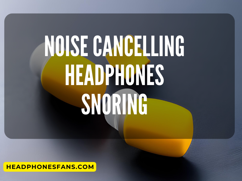noise cancelling headphones snoring